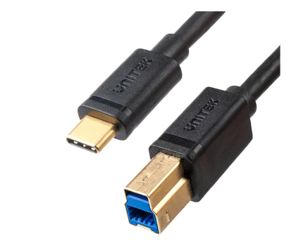 Kabel UNITEK Kabel USB-C - USB-B 3.0 2m (do drukarki) C14096BK-2M